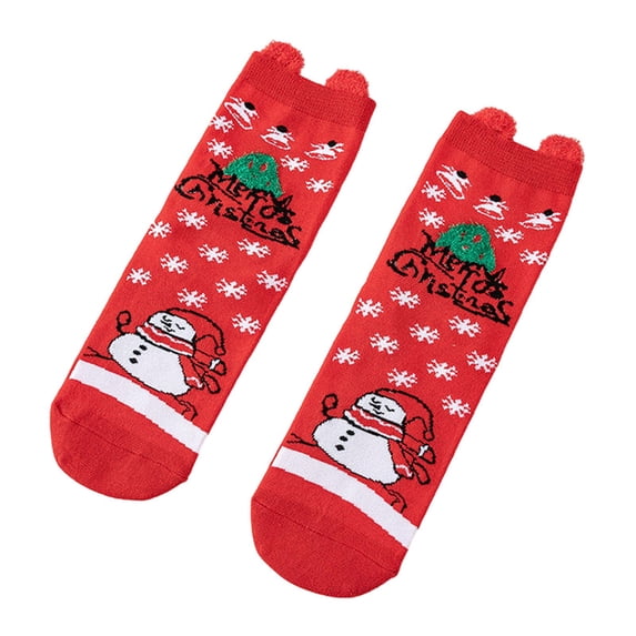 Christmas Socks Gift Holiday Colorful Socks for Mother Day Seasonal Holiday I