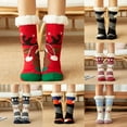thumbnail image 1 of Christmas Socks Winter Warm Fuzzy -Lined Grippers Slipper Comfortable Funny Colorful Womens Crew Socks, 1 of 4