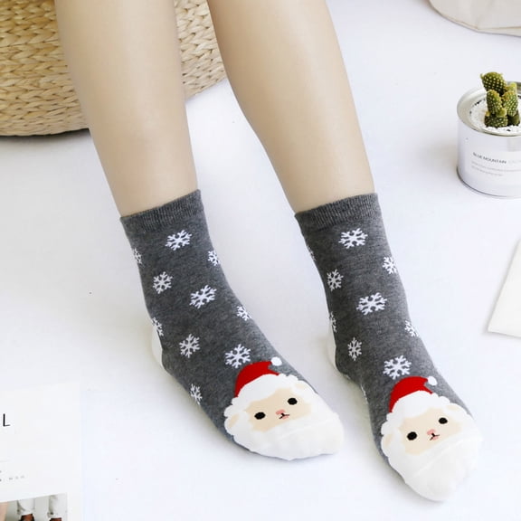 Christmas Socks Women Cute Casual Festive Socks Soft Comfort Unisex Cozy Christmas Socks