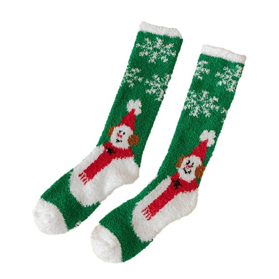 Christmas Socks for Women Thermal Socks For Womens Coral Socks Stripe Socks Colorful Lightweight Athletic Socks Casual Socks Winter Socks Funny Socks Christmas Socks