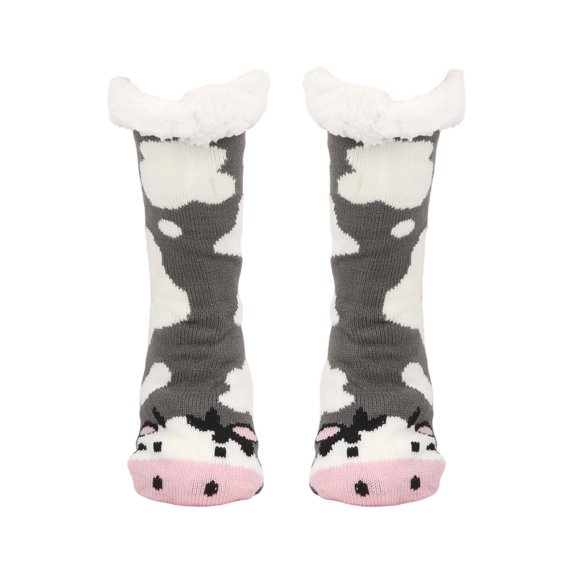 Christmas Socks for Women Cartoon Socks Floor Socks Adult Winter Plus Velvet Socks Sleeping Socks Carpet Socks Slippers Socks