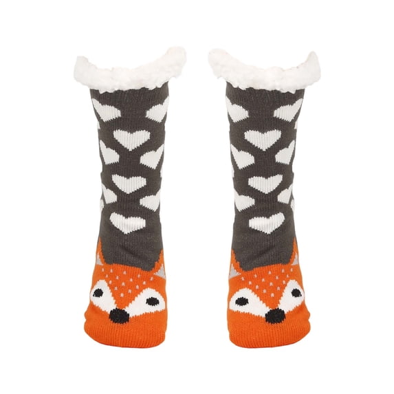 Christmas Socks for Women Cartoon Socks Floor Socks Adult Winter Plus Velvet Socks Sleeping Socks Carpet Socks Slippers Socks