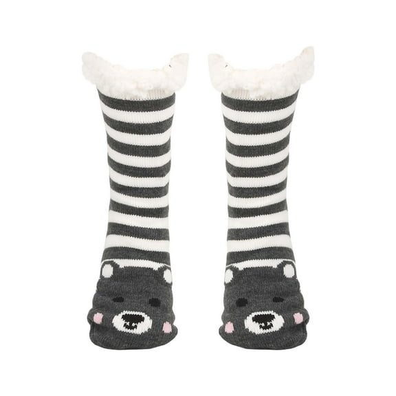 Christmas Socks for Women Cartoon Socks Floor Socks Adult Winter Plus Velvet Socks Sleeping Socks Carpet Socks Slippers Socks