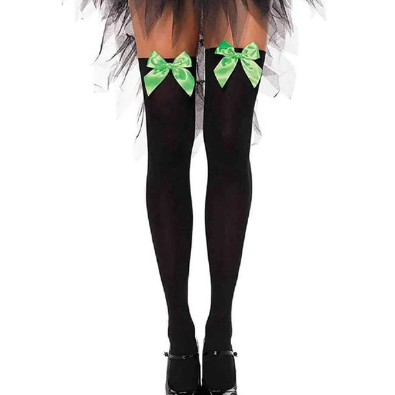 Christmas Socks for Women Christmas Long Stockings With Bowknot For Masquerade And Makeup Party