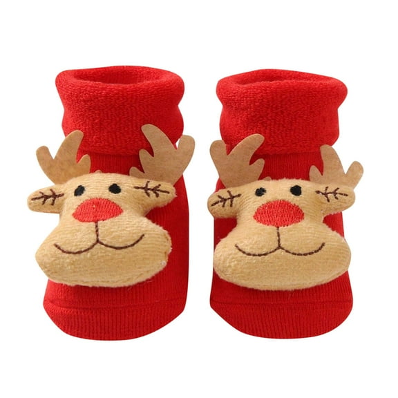 Christmas Socks for Women Santa Figure Knit Socks Cute Baby Snowman Socks Toddler Socks
