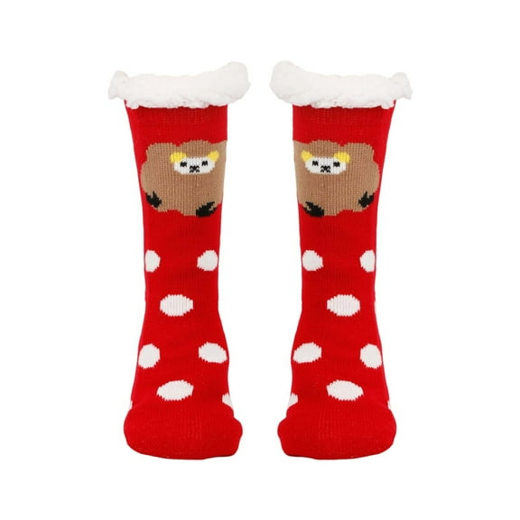 Christmas Socks for Women Winter Warm Thick Confinement Socks Cartoon Animal Cold Sleep Socks