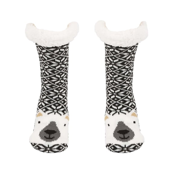 Christmas Socks for Women Winter Warm Thick Confinement Socks Cartoon Animal Cold Sleep Socks