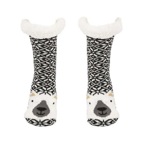 Christmas Socks for Women Winter Warm Thick Confinement Socks Cartoon Animal Cold Sleep Socks