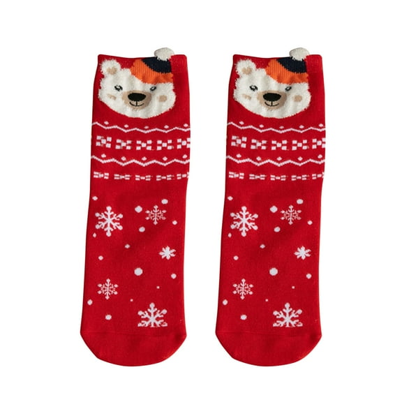 Christmas Socks for Women Womens Christmas Socks Socks Cute Medium Tube Socks