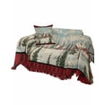 thumbnail image 1 of Christmas Sofa Couch Covers for Dogs, Washable Sectional Couch Slipcovers for Loveseat with Tassels, Farmhouse Snowflake Xmas Tree Red Plaid Non Slip Sofa Throw Cover Blanket L 71''x102'', 1 of 8