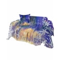 thumbnail image 1 of Christmas Sofa Couch Covers for Dogs, Washable Sofa Throw Cover Single Slipcovers for Armchair with Tassels, Snowflake Xmas Tree Blue Purple Couch Protector Towel Blanket M 71''x91'', 1 of 8