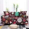 thumbnail image 1 of Christmas Sofa Cover for Living Room Sofa Set Furniture Elastic Slipcover 1/2/3/4 Seater Anti-Slip Couch Cover Housses De Canapé, 1 of 5