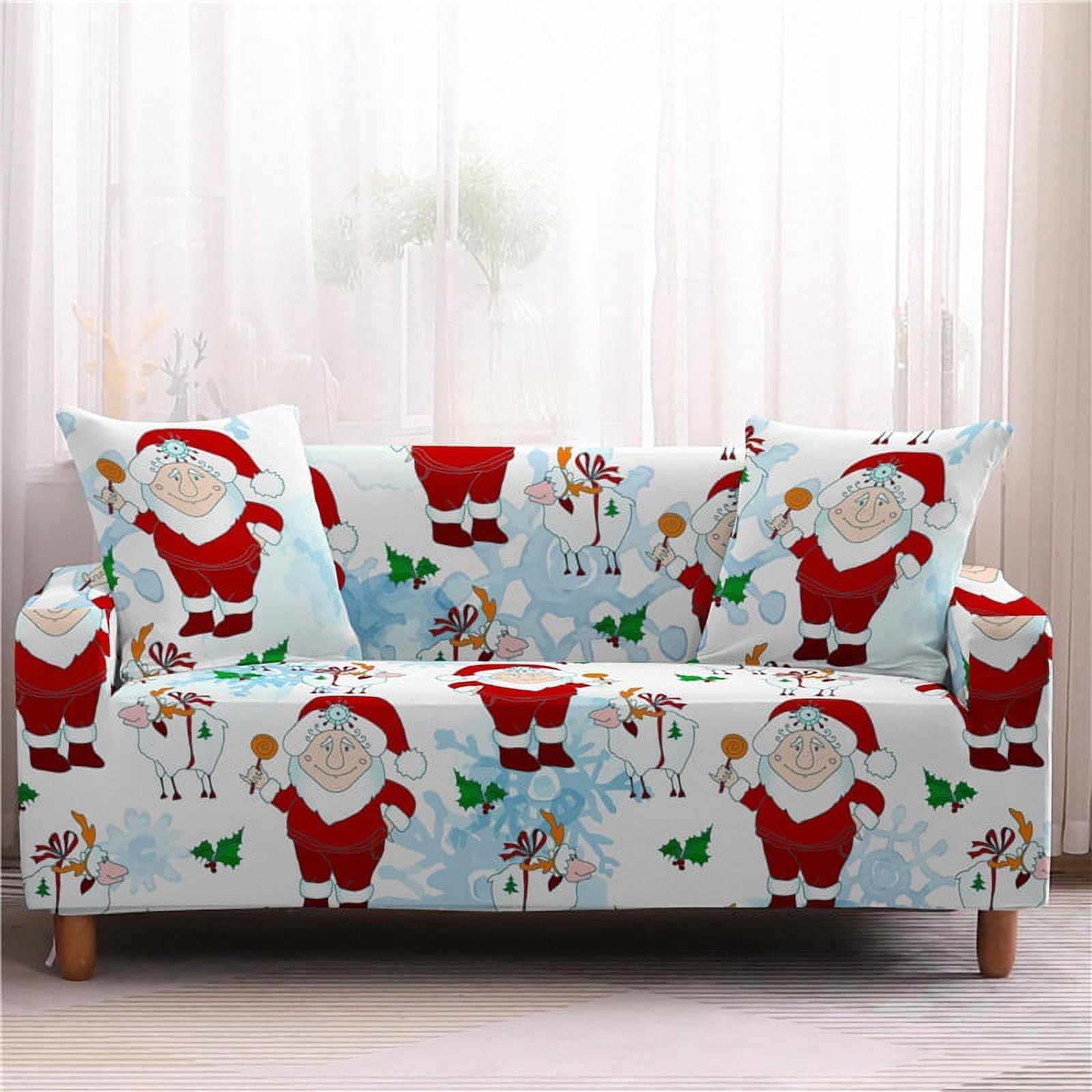Christmas Sofa Covers,Sofa Cover 3 Seater,Furniture Protector,Digital ...