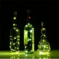 thumbnail image 1 of Christmas Solar Powered 20 LED Wine Bottle Lights with Cork String Decor, 1 of 4