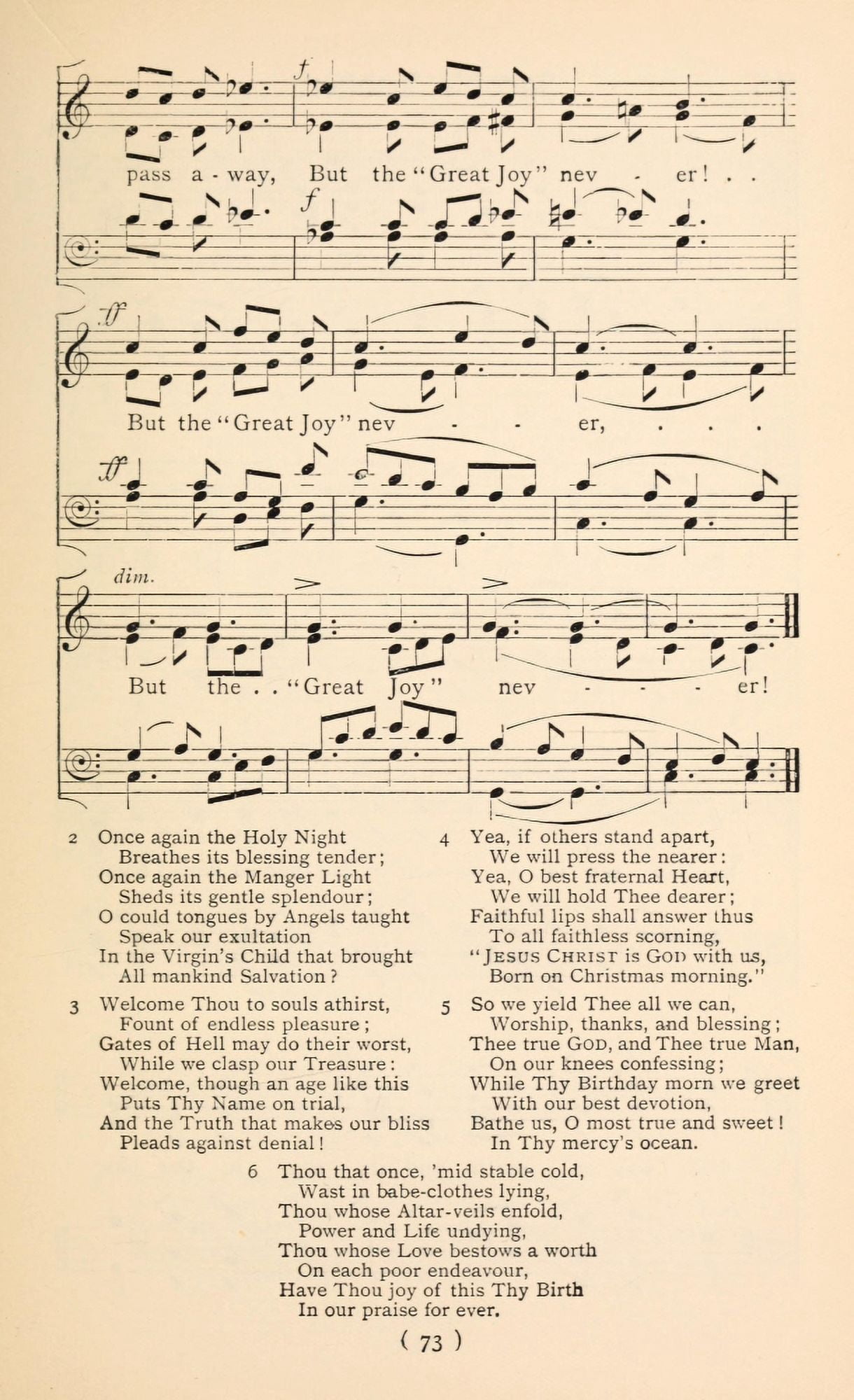 Christmas Song 2 Christmas Carols New & Old 1850 Canvas Art - (18 x 24)