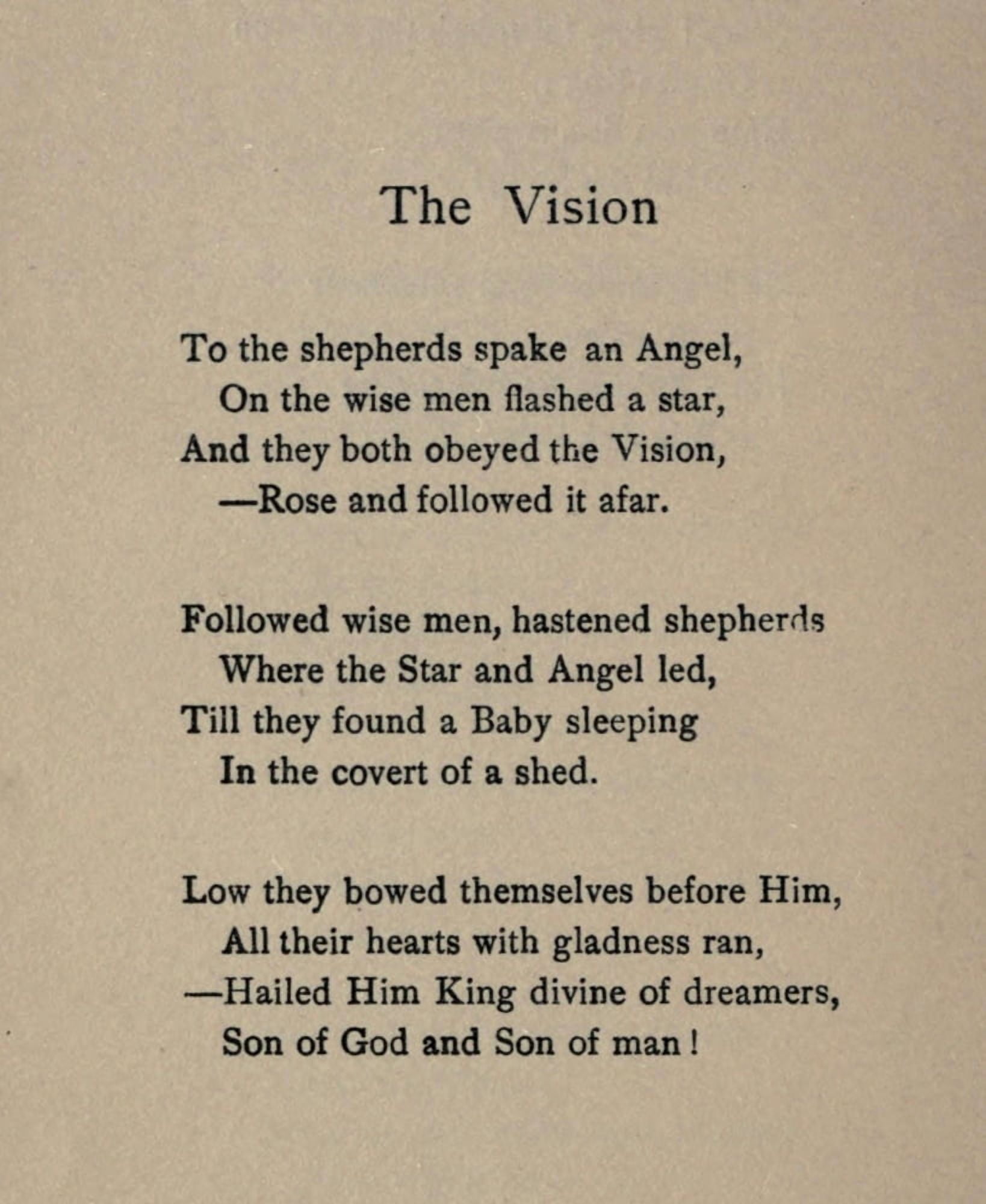 Christmas Songs & Carols 1908 The Vision Canvas Art - Agnes H Begbie (24 x 36)