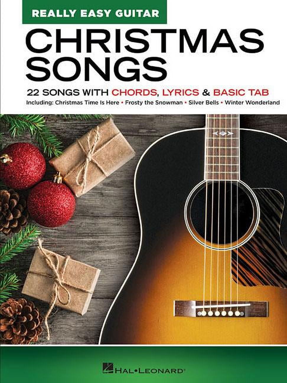Christmas Songs - Really Easy Guitar Series: 22 Songs with Chords, Lyrics & Basic Tab (Paperback) by Hal Leonard Corp (Creator)