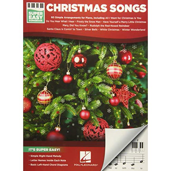 Pre-Owned Christmas Songs - Super Easy Songbook (Paperback, 9781495097058, 1495097056)