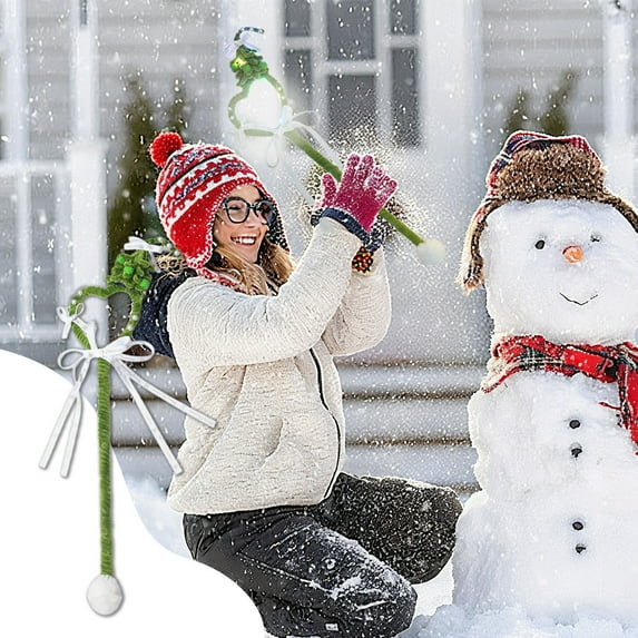 Christmas Sparkly Wand for Light Up,Christmas Product Luminous Hand Screw Stick Christmas Holiday Decoration Mood