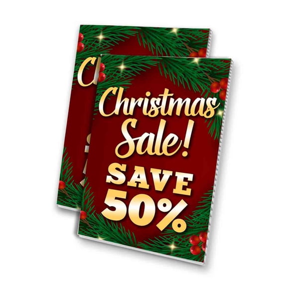 Christmas Special (24" X 36") 4mm Corrugated Plastic Panel, Graphics Applied To 1 Side (Pk of 2)