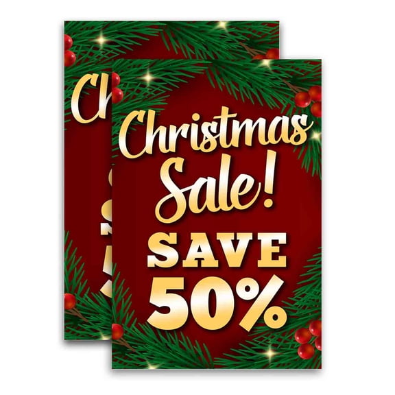 Christmas Special (24" X 36") Vinyl Decal Only (Pack of 2) |Sign|Sticker|Poster
