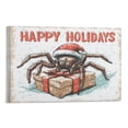 thumbnail image 1 of Christmas Spider Lover Living Room Art 08x12inch Canvas Prints Happy Holidays Spider Wall Art for Bathroom Bathroom Decor Wall Art Ready to Hang Wall Pictures Home Decor, 1 of 8