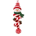 thumbnail image 1 of Christmas Spiral Snowman Crochet Kit with Soft Yarn, 1 Set, Red, White, and Green, for Holiday Crafting, Diy Decoration Kit, 1 of 7