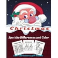 thumbnail image 1 of Christmas Spot the Differences and Color: Fun Children's Christmas Gift or Present for Toddlers and Kids. Activity book search and find for Kids ages 4-8 (Paperback), 1 of 1