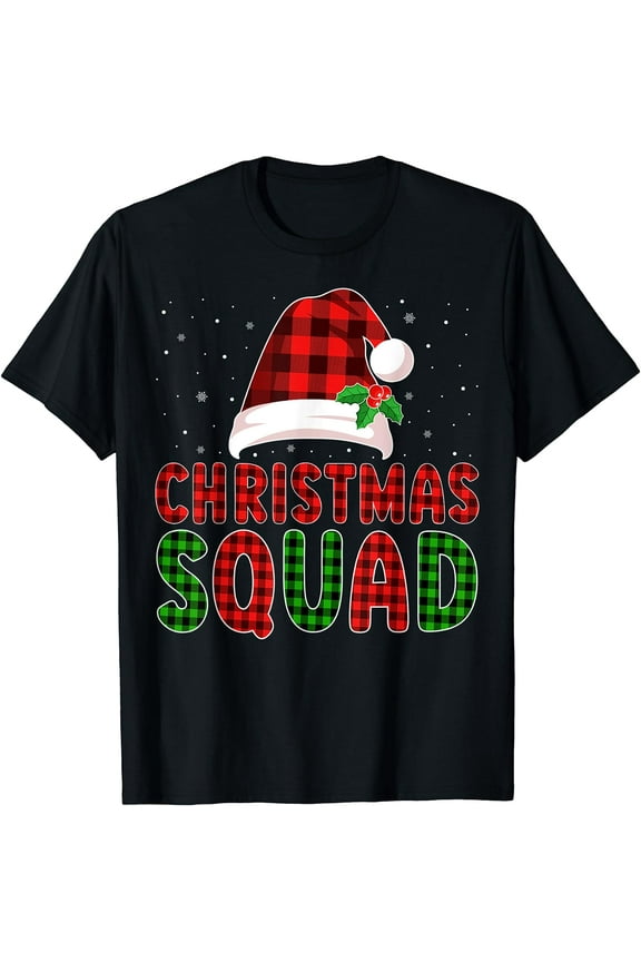 Christmas Squad Family Group Matching Christmas Party Pajama T-Shirt