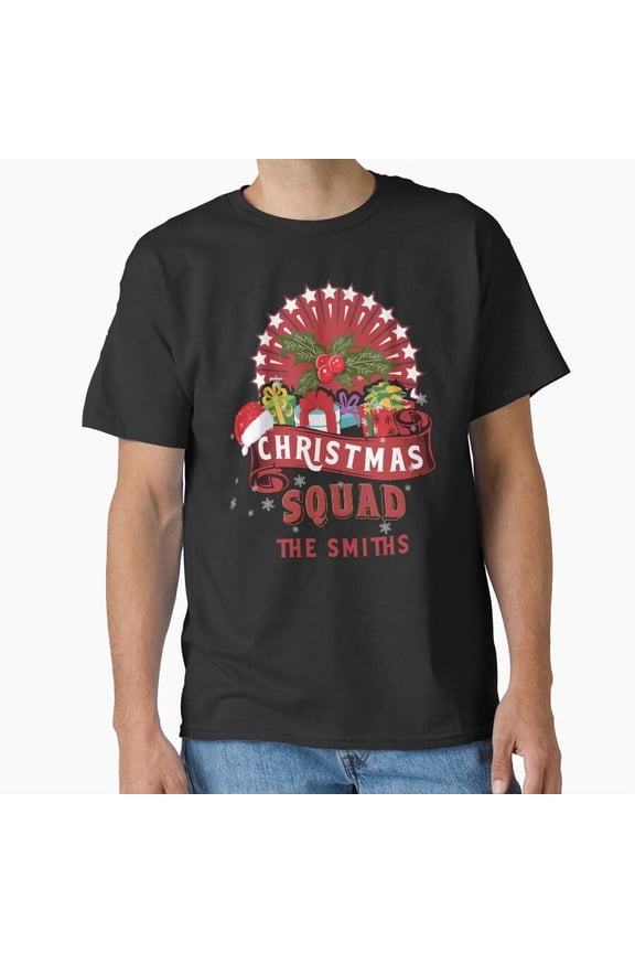 Christmas Squad Family The Smiths Retro Holiday Matching Unisex T-Shirt, up to size 5XL