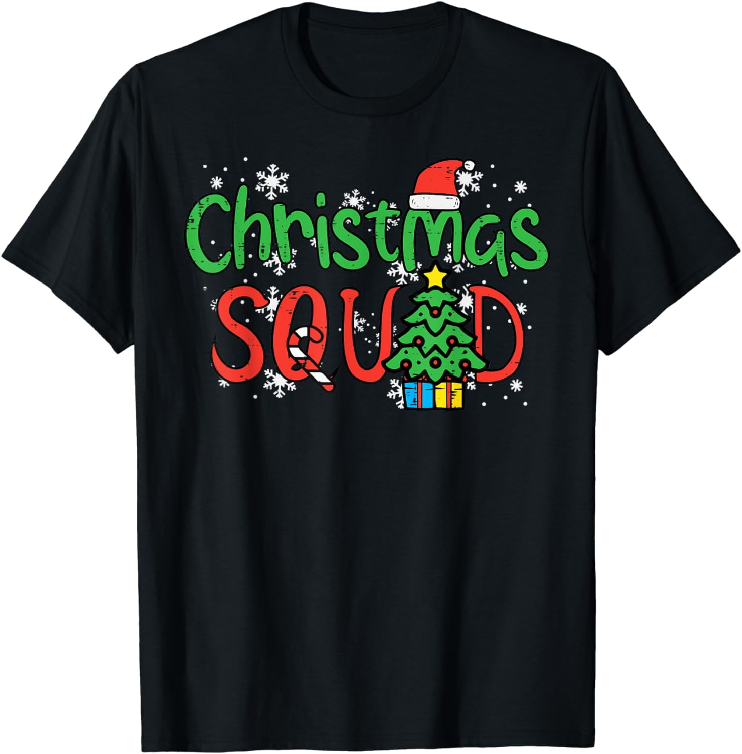 Christmas Squad Family Xmas Crew Men Women Boys Girls Kids T-Shirt ...
