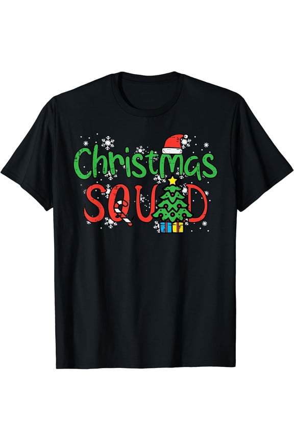 Christmas Squad Family Xmas Crew Men Women Boys Girls Kids T-Shirt