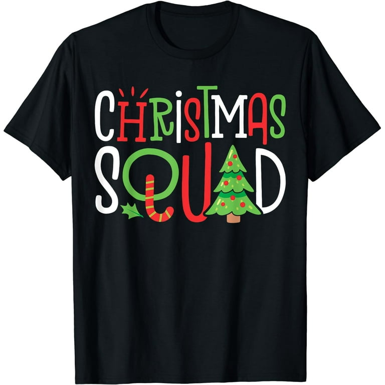 Christmas Squad Funny Xmas Tree Family Matching Pajamas Boys T-Shirt Christmas Squad Funny Xmas Tree Family Matching Pajamas Boys T-Shirt