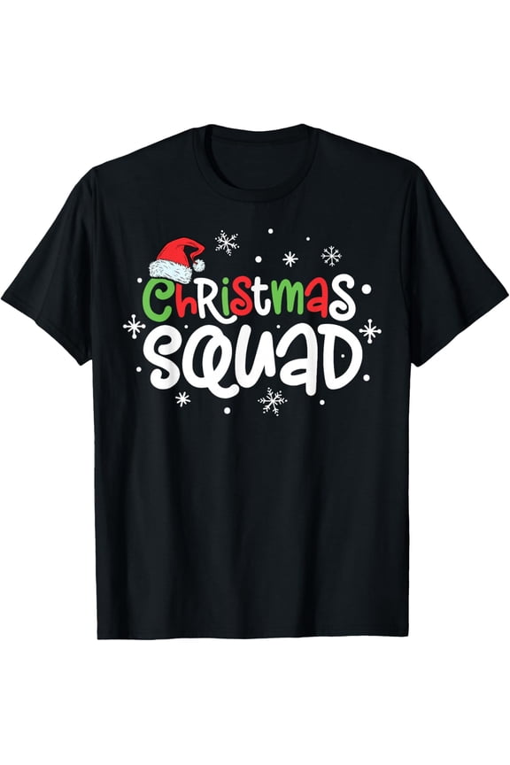 Christmas Squad Santa Family Matching Pyjamas Xmas Boys Men T-Shirt