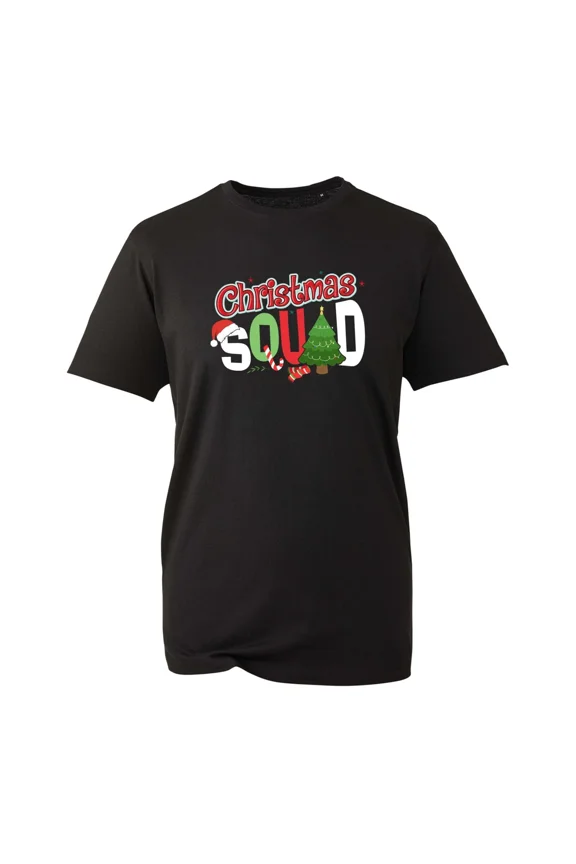 Christmas Squad T-Shirt, Funny Christmas Day Ugly Merry Xmas Day Gift Unisex Top