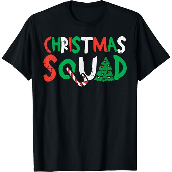 Christmas Squad Xmas PJ Christmas Pajamas Family Kids Friend T-Shirt