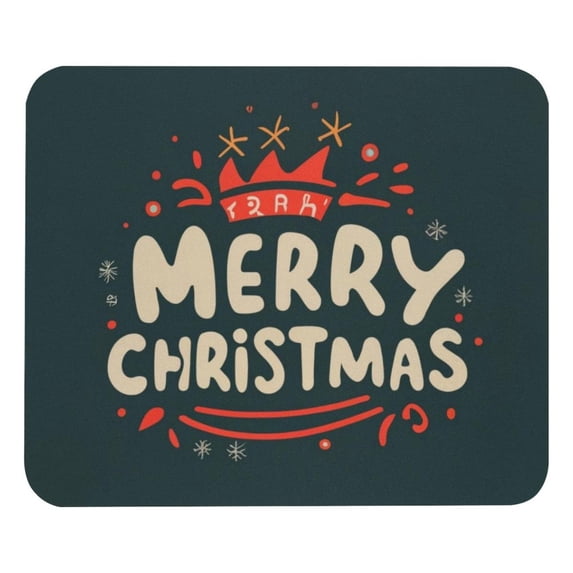 Christmas Square 8.3x9.8 Inch Non-Slip Rubber Bottom Printed Desk Mat Gaming Mousepad Mouse Mat for Office and Gaming