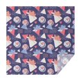 thumbnail image 1 of Christmas Square Tablecloth 52x52 Inch – Waterproof Polyester Printed Table Cover, Wrinkle Resistant & Washable for Kitchen Dining Picnic Party Decor, Single-v4-15, White, 1 of 6