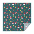 thumbnail image 1 of Christmas Square Tablecloth 52x52 Inch – Waterproof Polyester Printed Table Cover, Wrinkle Resistant & Washable for Kitchen Dining Picnic Party Decor, Single-v4-15, White, 1 of 6