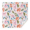 thumbnail image 1 of Christmas Square Tablecloth 52x52 Inch – Waterproof Polyester Printed Table Cover, Wrinkle Resistant & Washable for Kitchen Dining Picnic Party Decor, Single-v4-15, White, 1 of 6