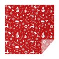 thumbnail image 1 of Christmas Square Tablecloth 60x60 Inch – Waterproof Polyester Printed Table Cover, Wrinkle Resistant & Washable for Kitchen Dining Picnic Party Decor, Single-v4-13, White, 1 of 6