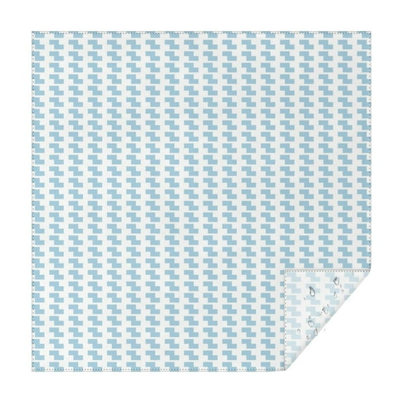 Christmas Square Tablecloth 60x60 Inch – Waterproof Polyester Printed Table Cover, Wrinkle Resistant & Washable for Kitchen Dining Picnic Party Decor, Single-v4-13, White