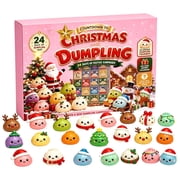 Christmas Squishies Advent Calendar 2026 24 Day Countdown Gifts for Adults,24 Days Cute Squishies,Holiday Countdown,2026 Christmas Countdown Surprises Gifts,Festive Table Decorations