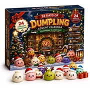 Christmas Squishies Advent Calendar 2026, Fidget Christmas Countdown Calendar,Christmas Decor Jumbo Mini Glitter Squishie Squeezy Toys, Surprises Sensory Fidget Toys for Adult