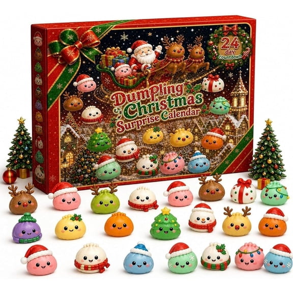 Christmas Squishies Advent Calendar 2026 Xmas Countdown Calendar for Adults