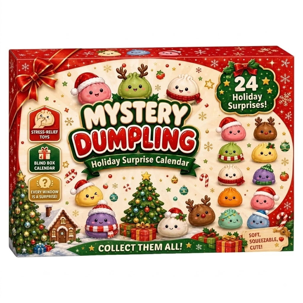 Christmas Squishy Advent Calendar 2026, Fidget Christmas Countdown