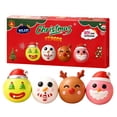 thumbnail image 1 of Christmas Ugly Balls Squishy Gift‑Ready Squeeze Fidget Toy, Slow‑Rebound Stress Relief Play Toy, Portable Sensory Decompression Toy for Teens Adults, Collection Item & Holiday Giveaway(4PCS), 1 of 6