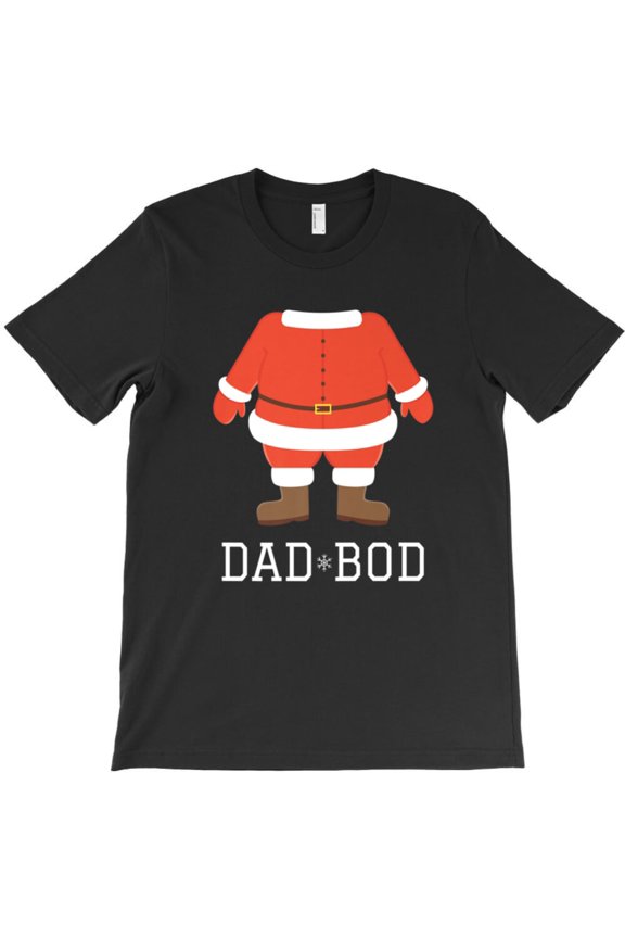Christmas St. Nick Dad Bod Funny Father Papa Love Handles Holiday Graphic T-Shirt G3239, Up to 5XL