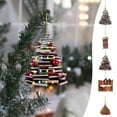 thumbnail image 1 of Christmas Stacked Books Ornament, Acrylic Book Tree Decoration, Colorful Stackable Books Xmas Tree Pendants for Christmas Party Holiday Window Door Decor, Gift for Book Lovers, 1 of 5