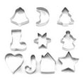 thumbnail image 1 of Christmas Stainless Steel Molds 10Pcs Christmas Molds Cake Molds DIY Baking Tools Cutters Christmas Decor Party Gifts, 1 of 9